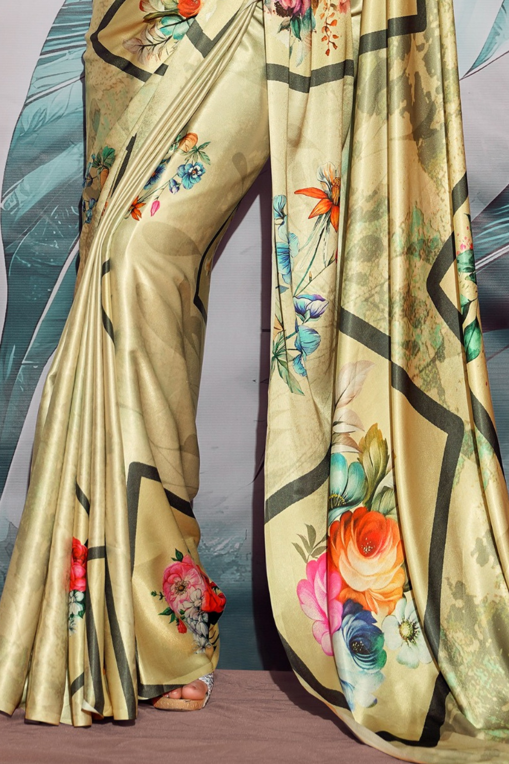 Soft Satin with Digital Print - LaVante Fashion