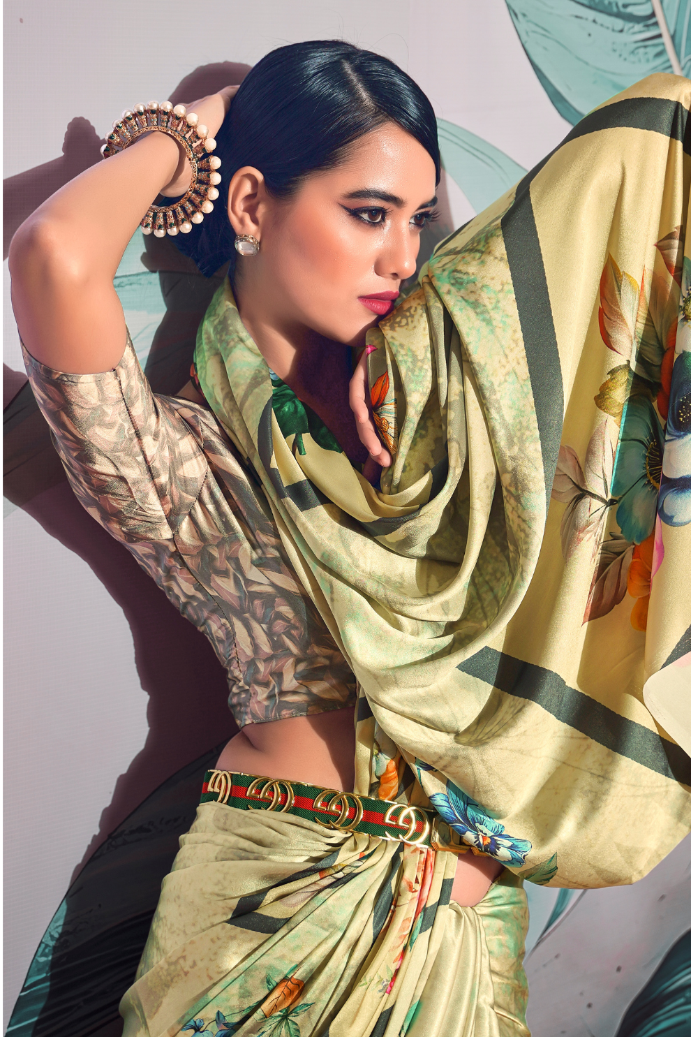 Soft Satin with Digital Print - LaVante Fashion
