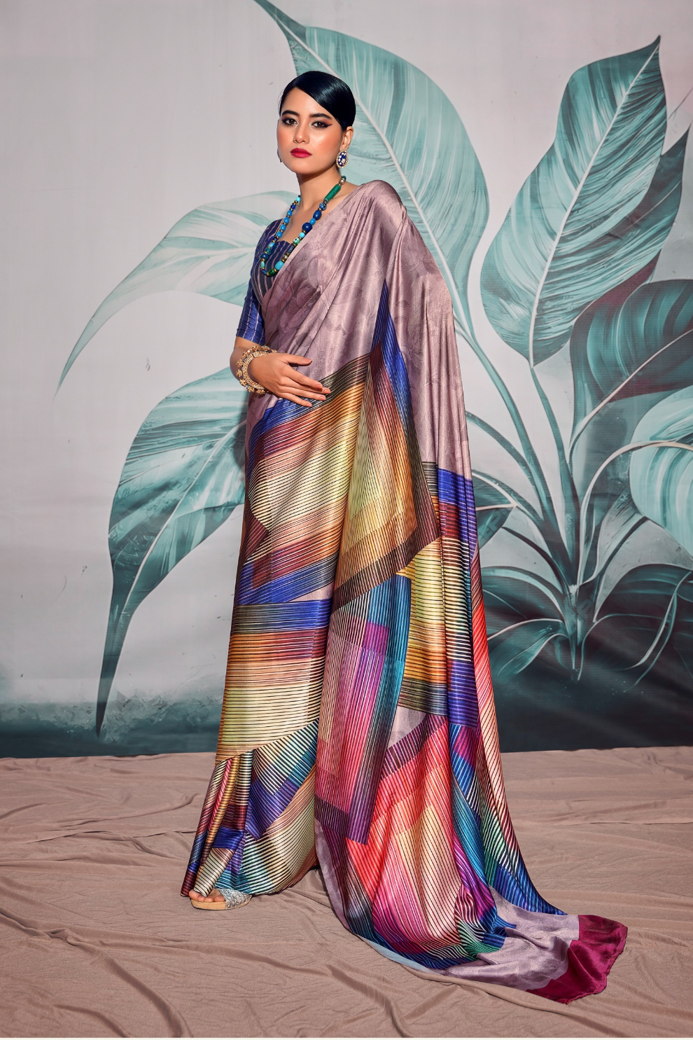 Soft Satin with Digital Print - LaVante Fashion