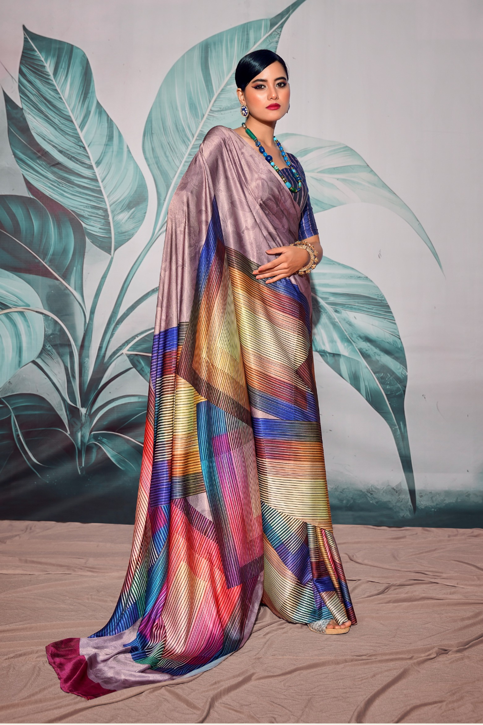 Soft Satin with Digital Print - LaVante Fashion