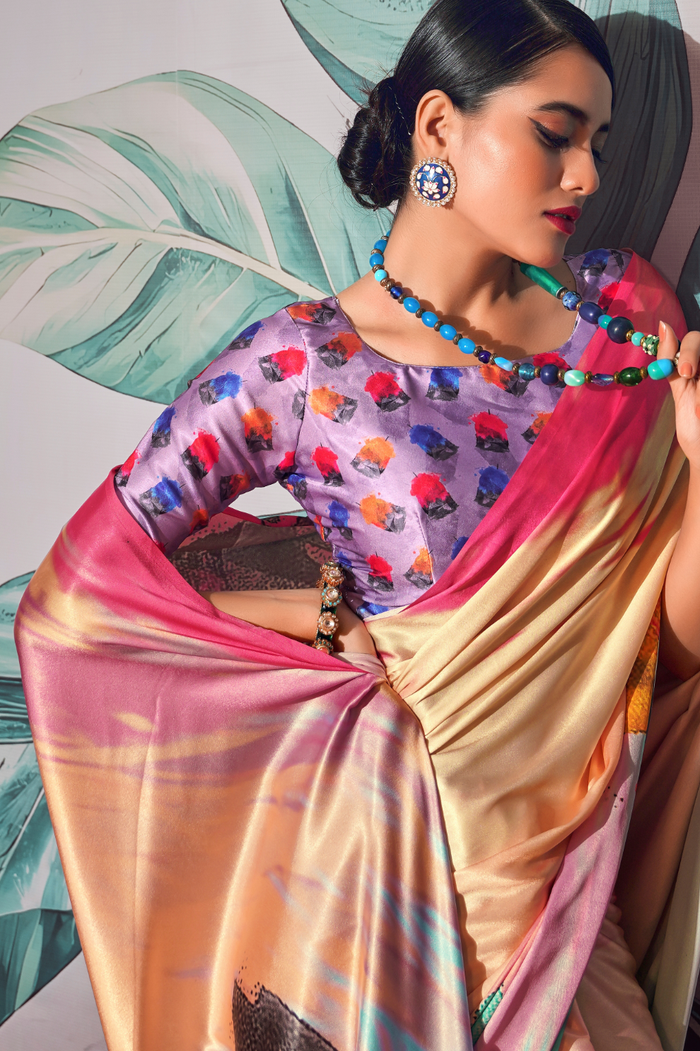 Soft Satin with Digital Print - LaVante Fashion