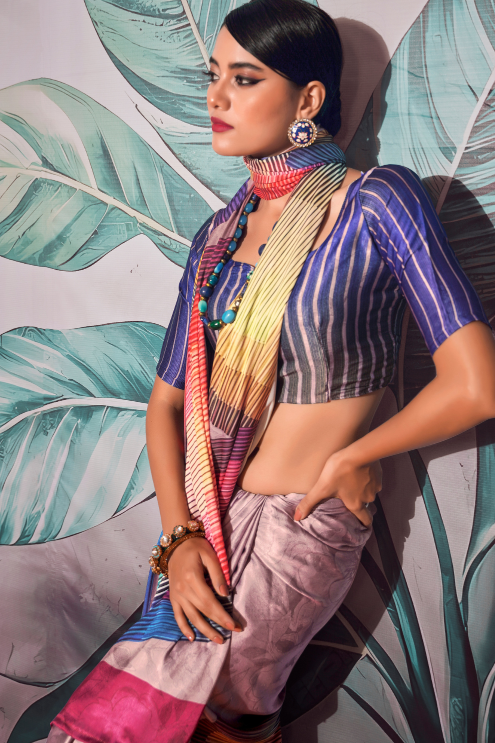 Soft Satin with Digital Print - LaVante Fashion