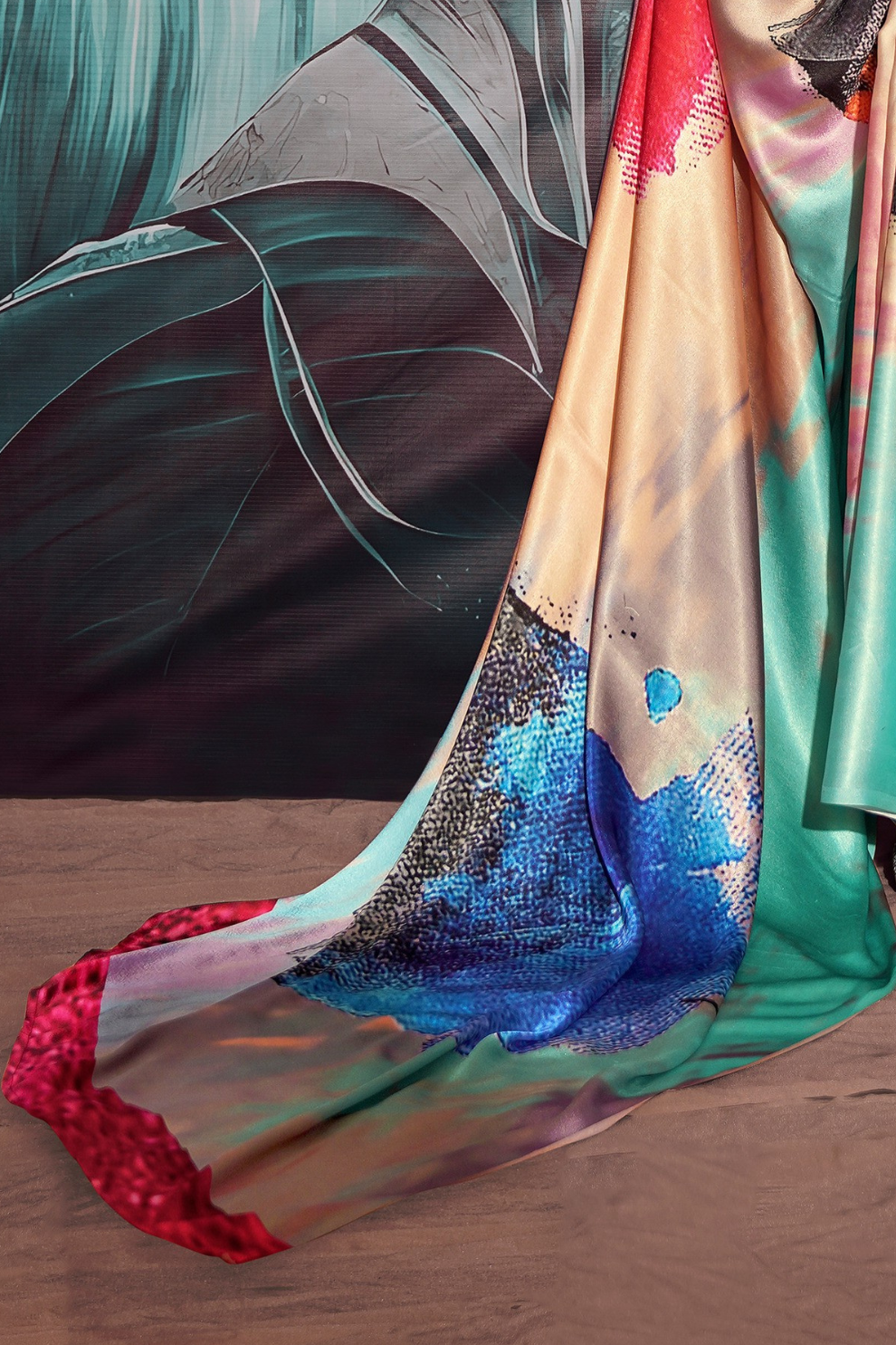 Soft Satin with Digital Print - LaVante Fashion