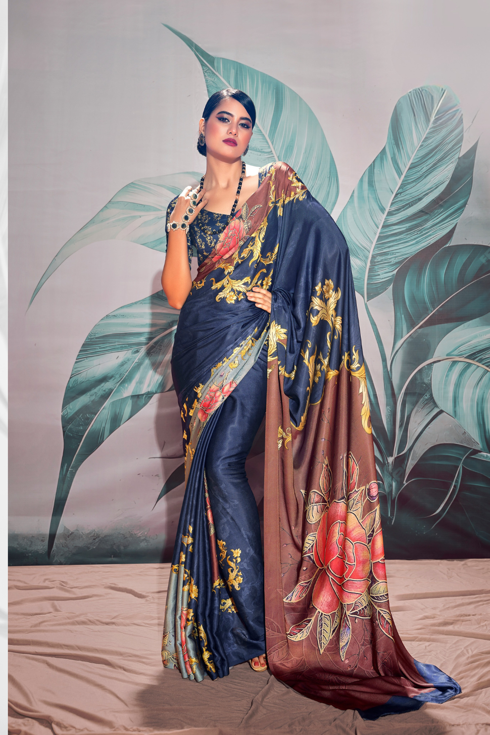 Soft Satin with Digital Print - LaVante Fashion