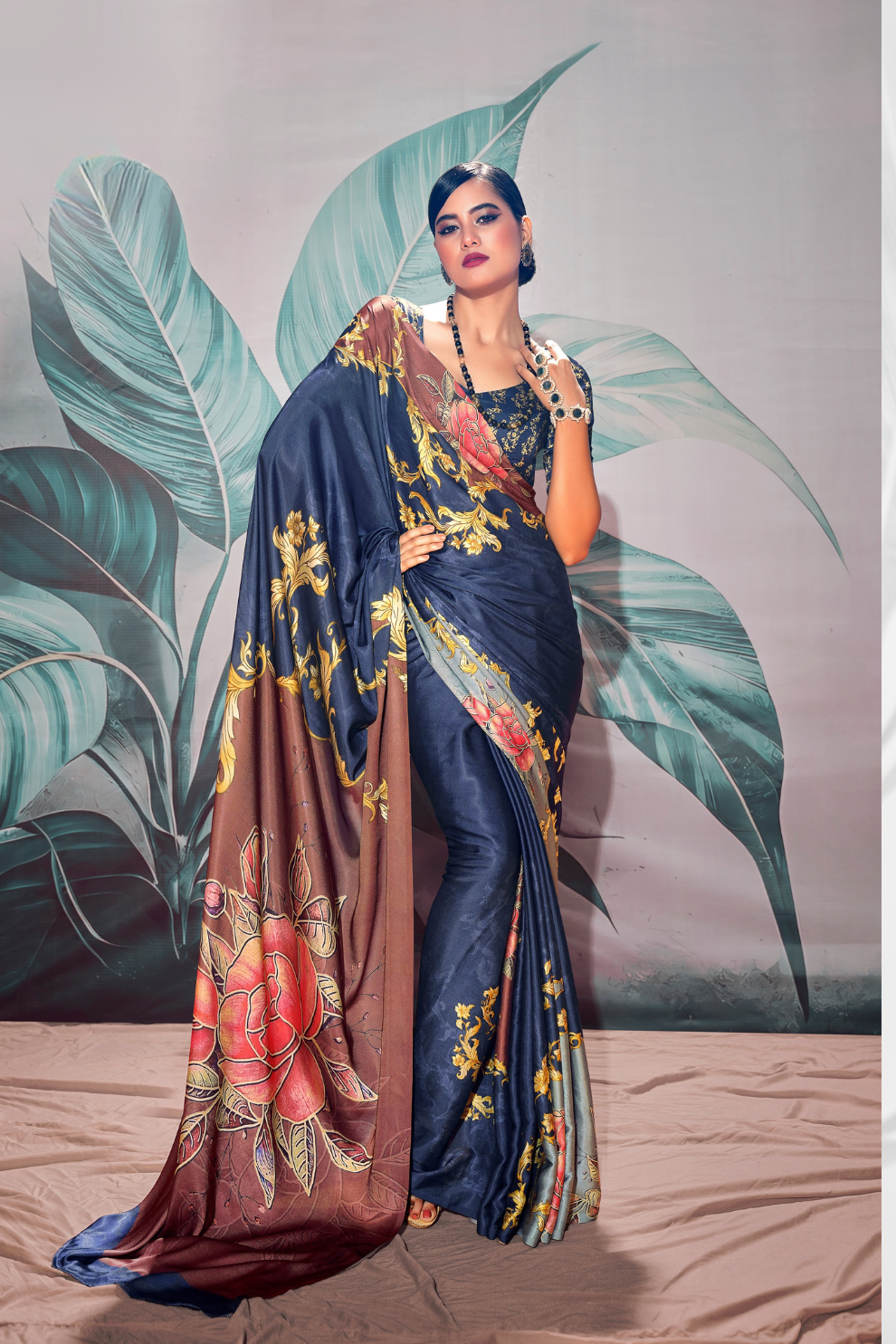 Soft Satin with Digital Print - LaVante Fashion