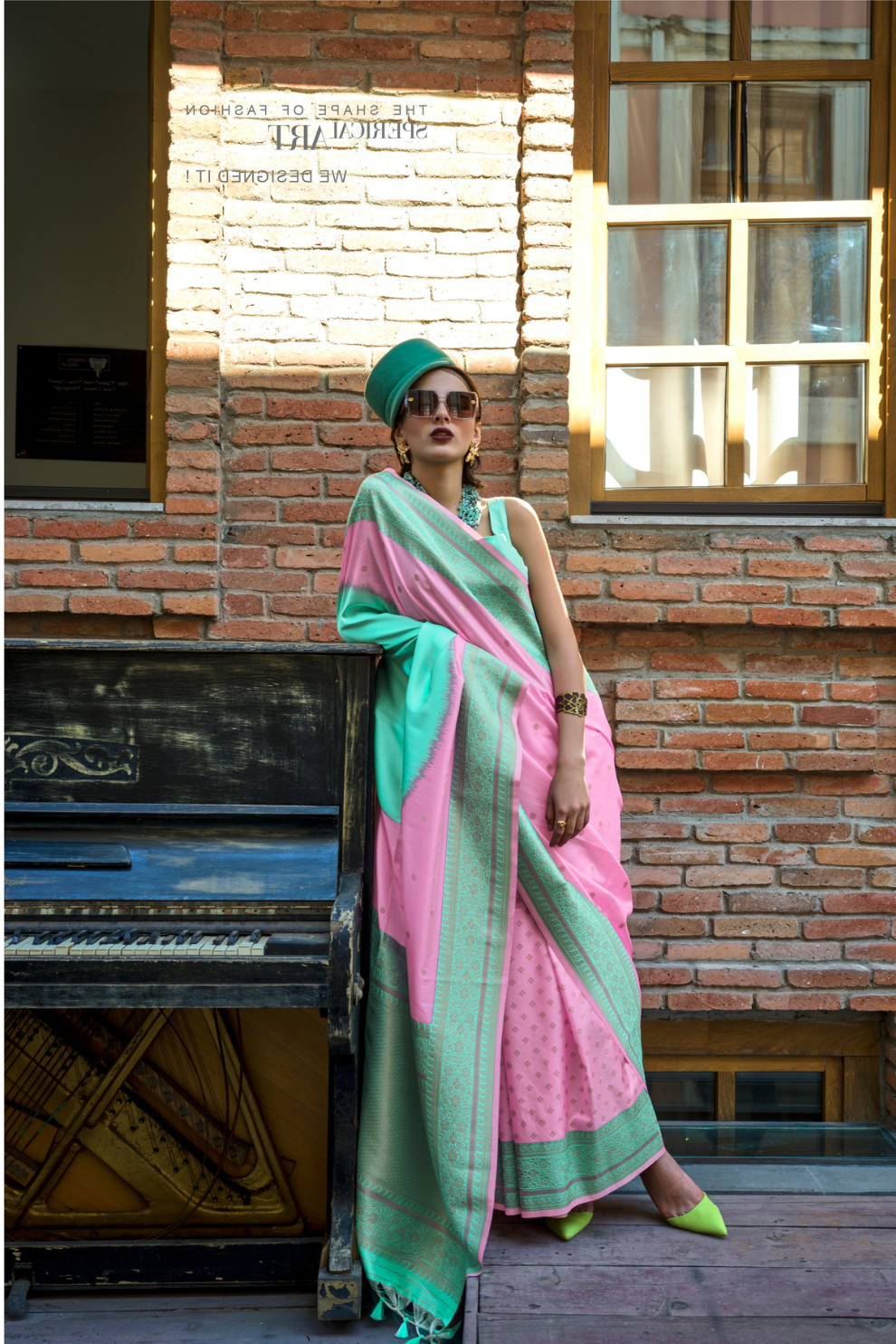 Banarasi Soft Silk Saree with Traditional Zari Weaving