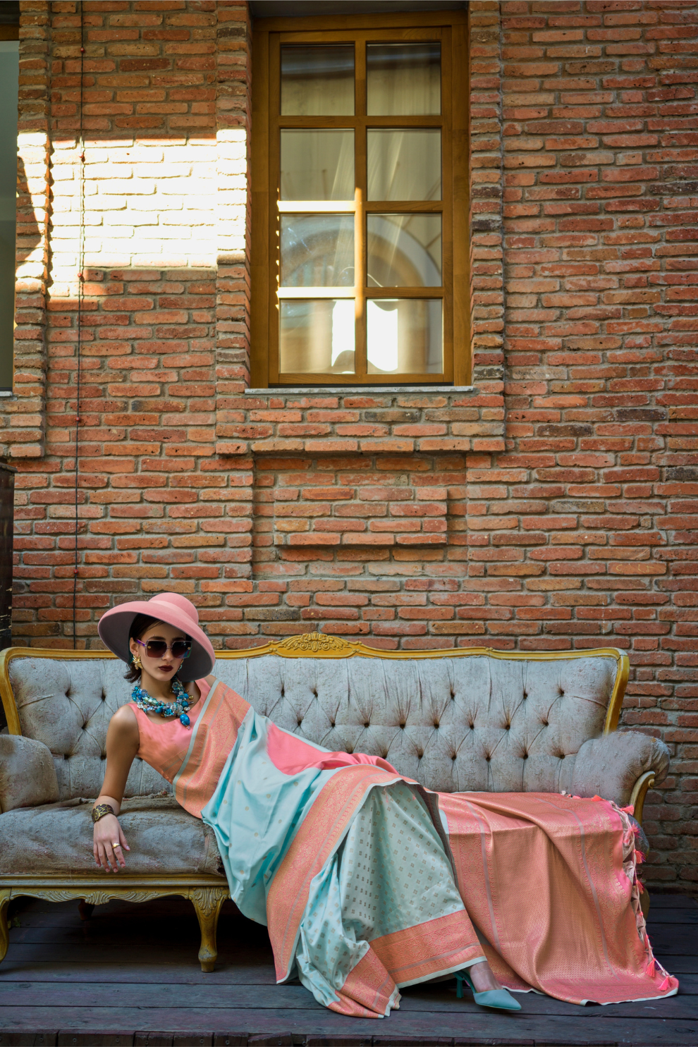 Banarasi Soft Silk Saree with Traditional Zari Weaving