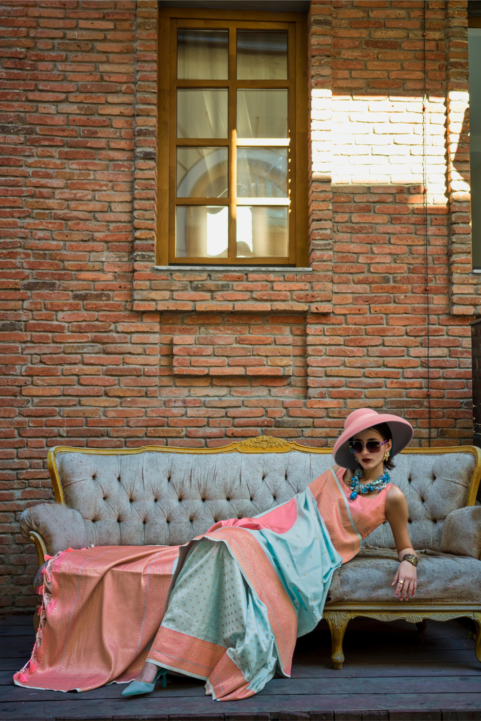 Banarasi Soft Silk Saree with Traditional Zari Weaving