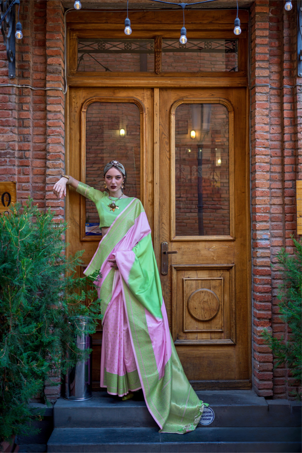 Banarasi Soft Silk Saree with Traditional Zari Weaving