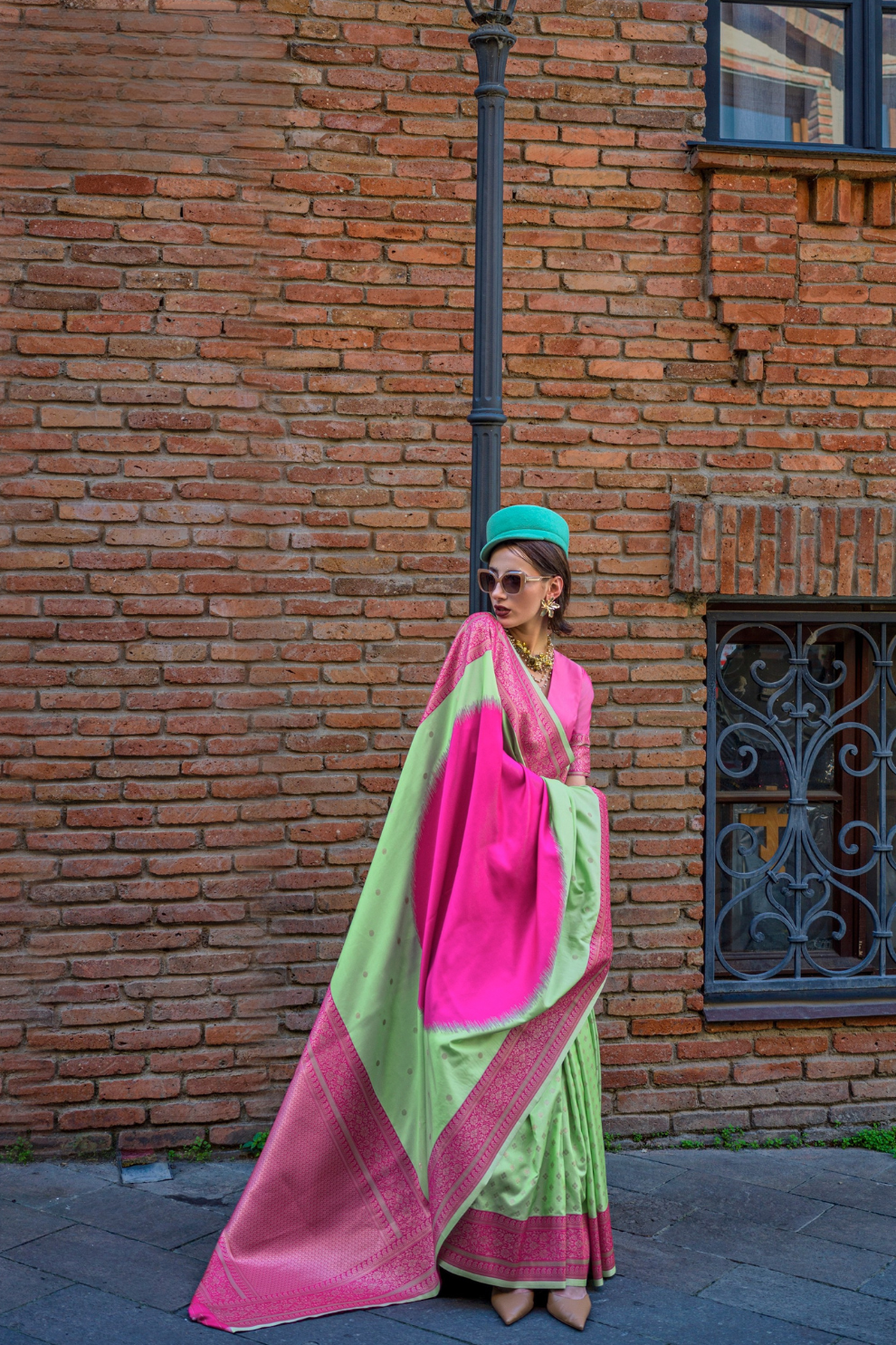 Banarasi Soft Silk Saree with Traditional Zari Weaving