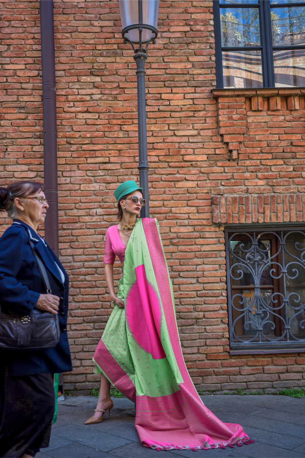 Banarasi Soft Silk Saree with Traditional Zari Weaving