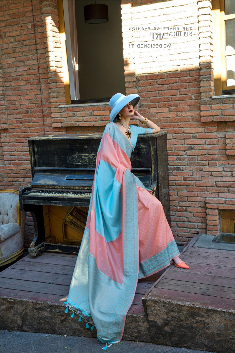 Banarasi Soft Silk Saree with Traditional Zari Weaving