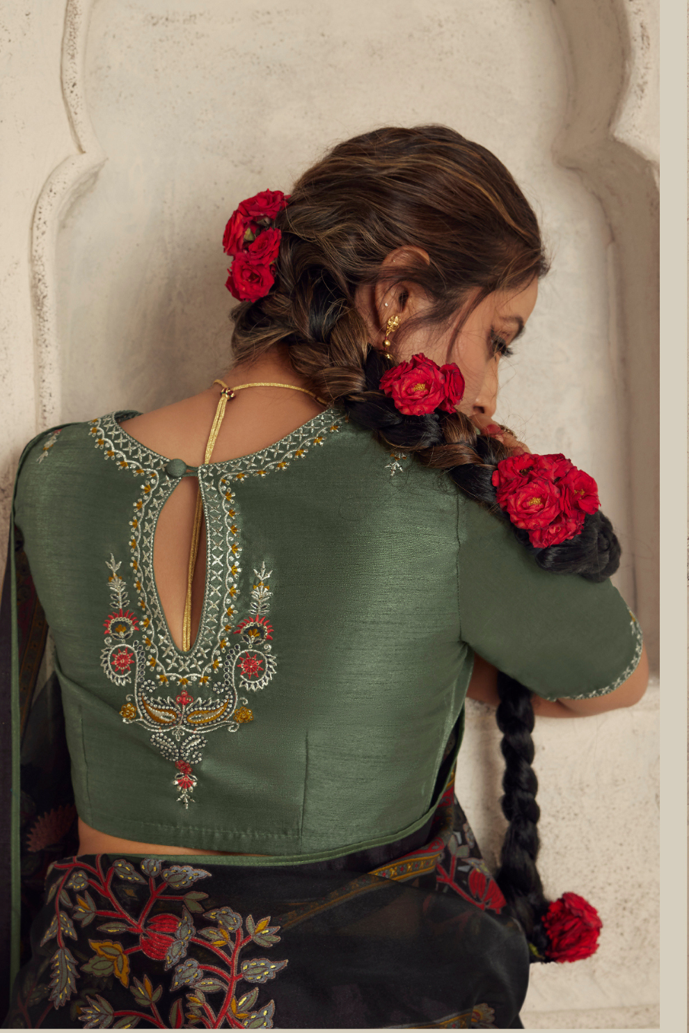 Elegance in Every Thread Designer Soft Brasso Organza With Beautiful Printed Saree