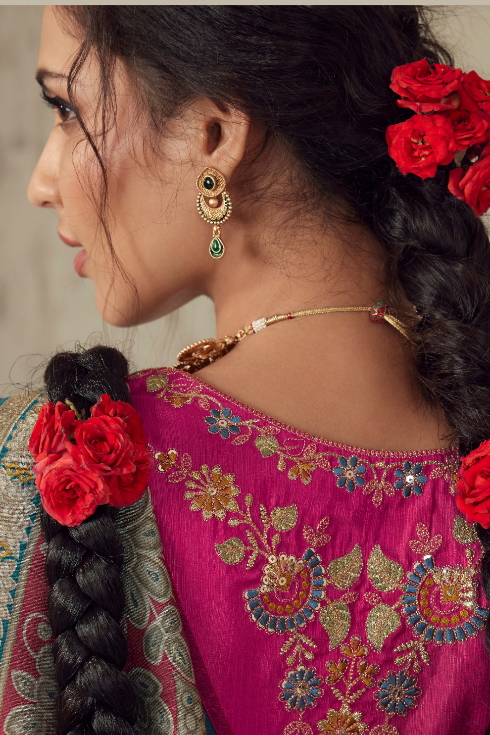 Elegance in Every Thread Designer Soft Brasso Organza With Beautiful Printed Saree