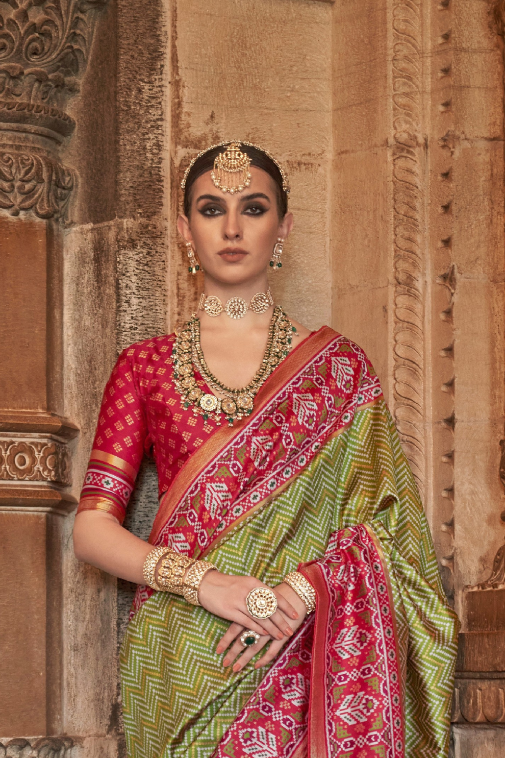 Vibrant Digital Printed Art Silk Saree with Contemporary Design