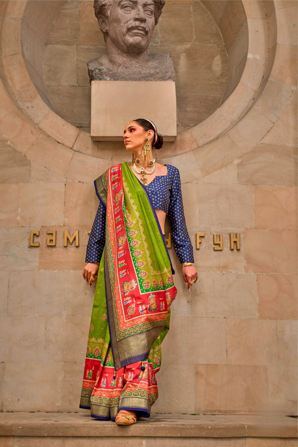 Elegant Shine Super Poly Viscose Silk Saree with Apoxy Finish - LaVante Fashion