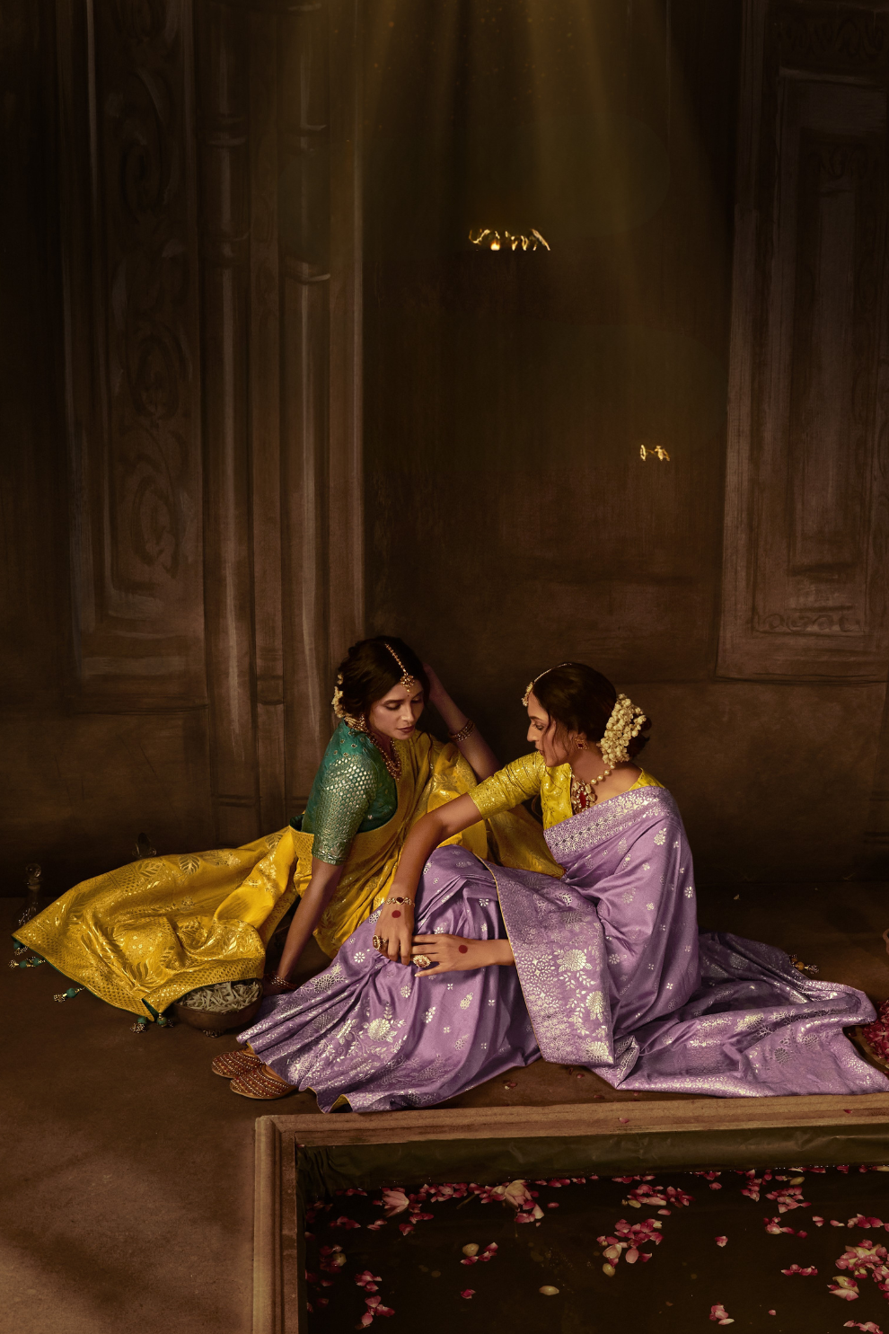 Royal Charm Pure Viscose Dola Silk Banarasi Saree with Designer Elegance