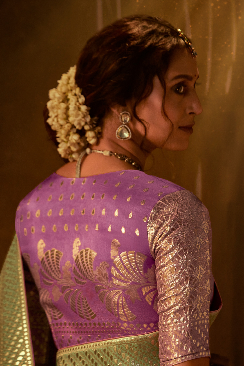 Royal Charm Pure Viscose Dola Silk Banarasi Saree with Designer Elegance