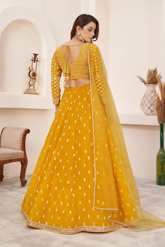 Graceful Ensemble with Sequins and Zari Embroidered Work