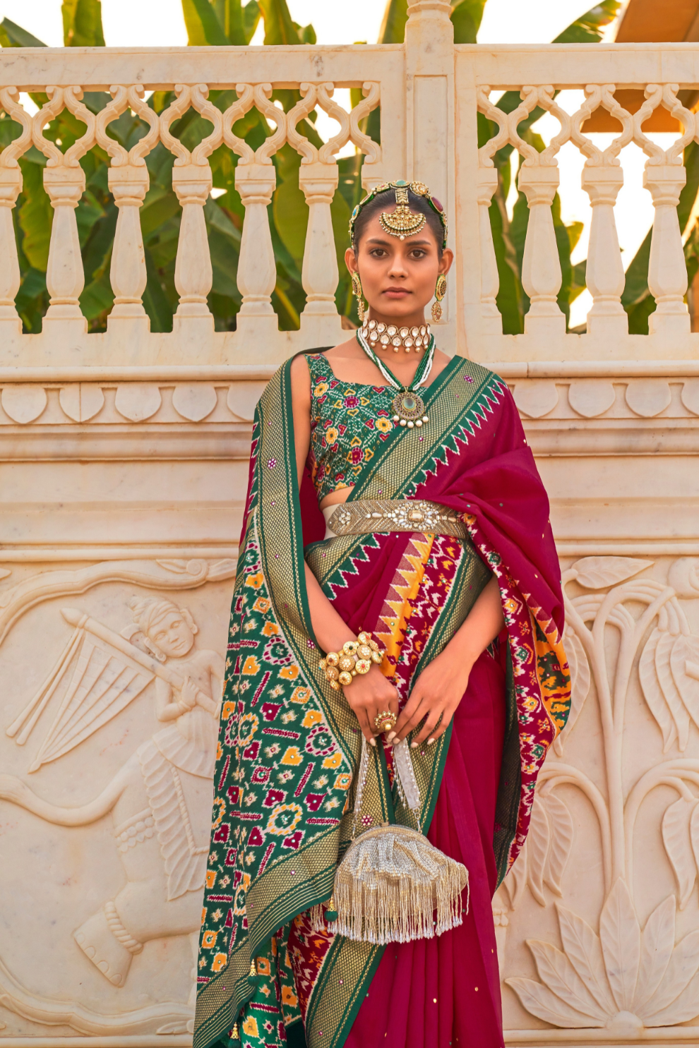 Elegant Patola Silk Saree in Smooth Designer Style