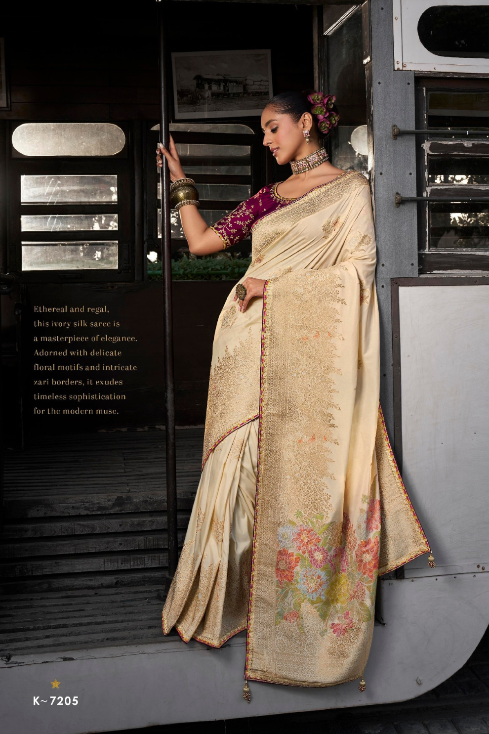 Soft Dola Viscose Silk Saree with 3D Weaved Pallu - LaVante Fashion