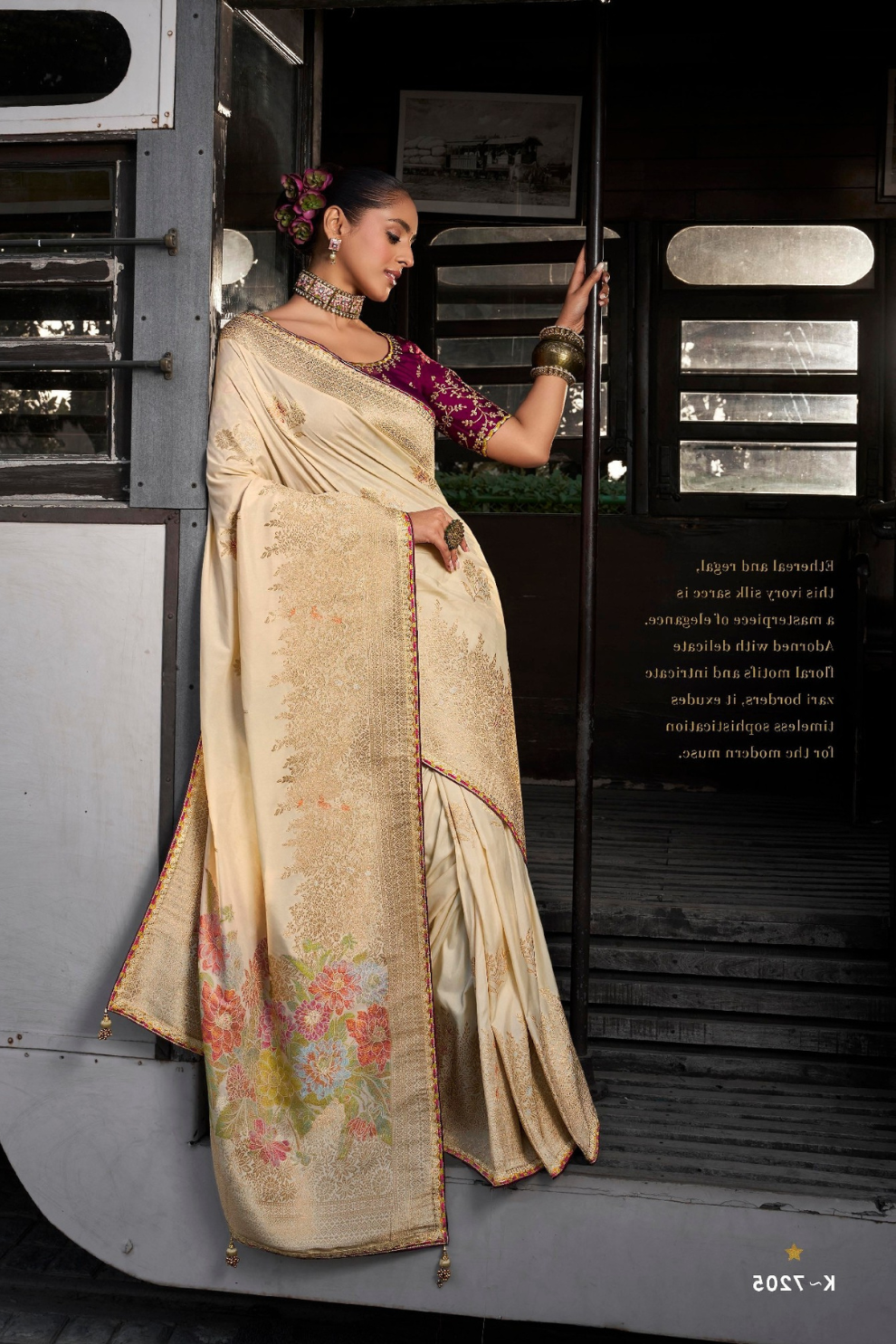 Soft Dola Viscose Silk Saree with 3D Weaved Pallu - LaVante Fashion