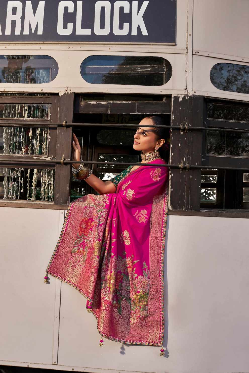 Soft Dola Viscose Silk Saree with 3D Weaved Pallu - LaVante Fashion