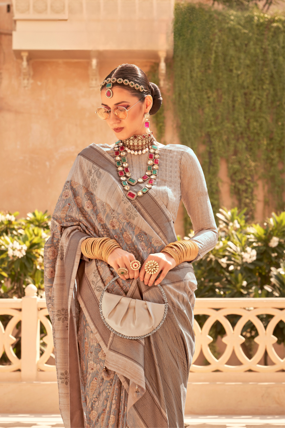 Rich Banarasi Handwoven  khadi Silk Saree with Traditional Weave