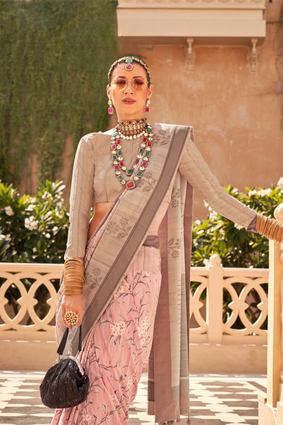 Rich Banarasi Handwoven  khadi Silk Saree with Traditional Weave