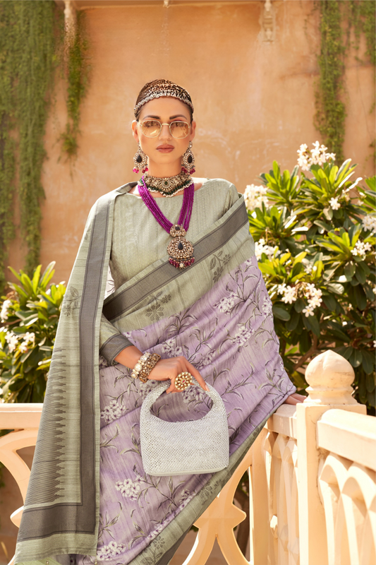 Rich Banarasi Handwoven  khadi Silk Saree with Traditional Weave