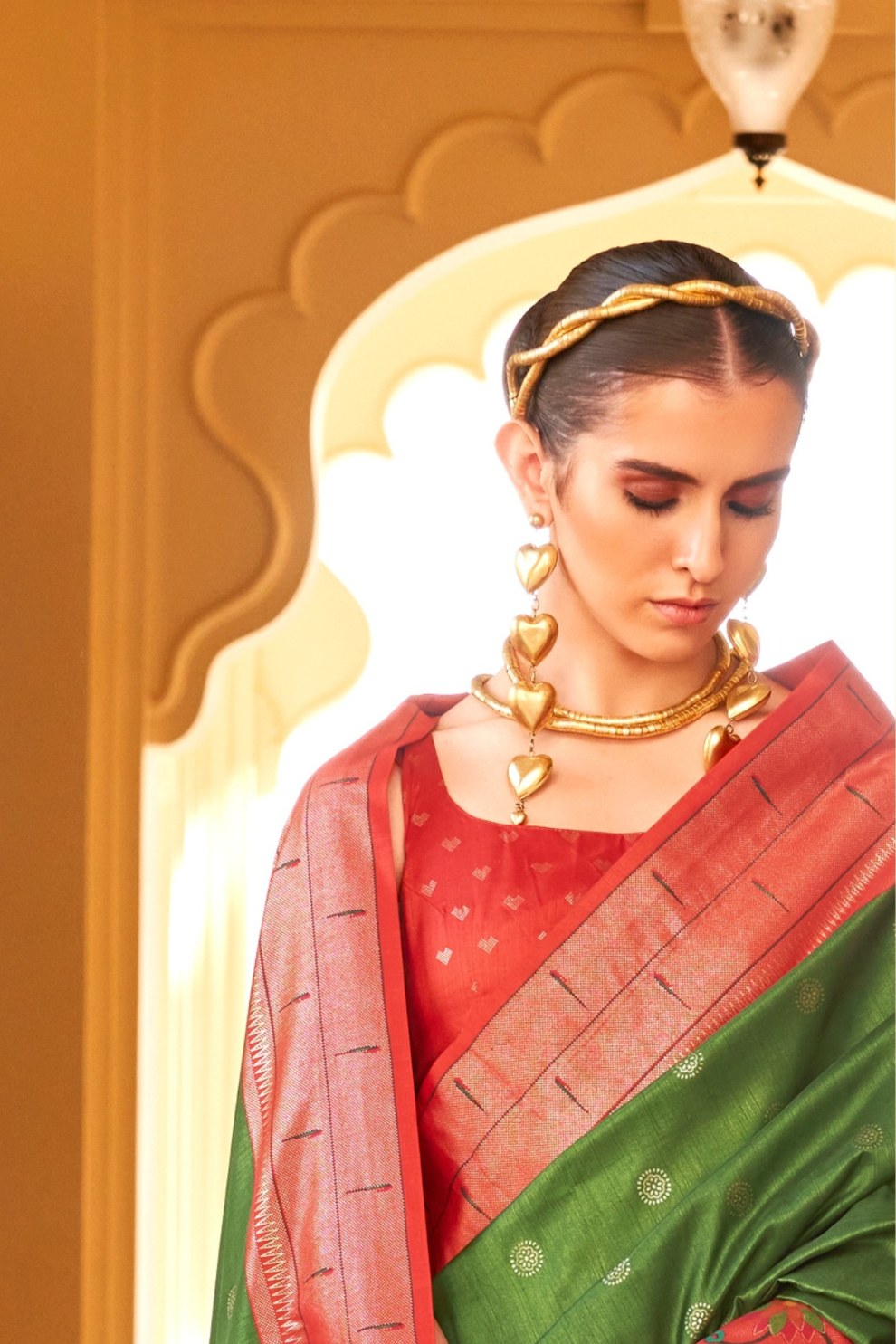 Designer Paithani Style Saree in Super Soft Poly Viscose Silk