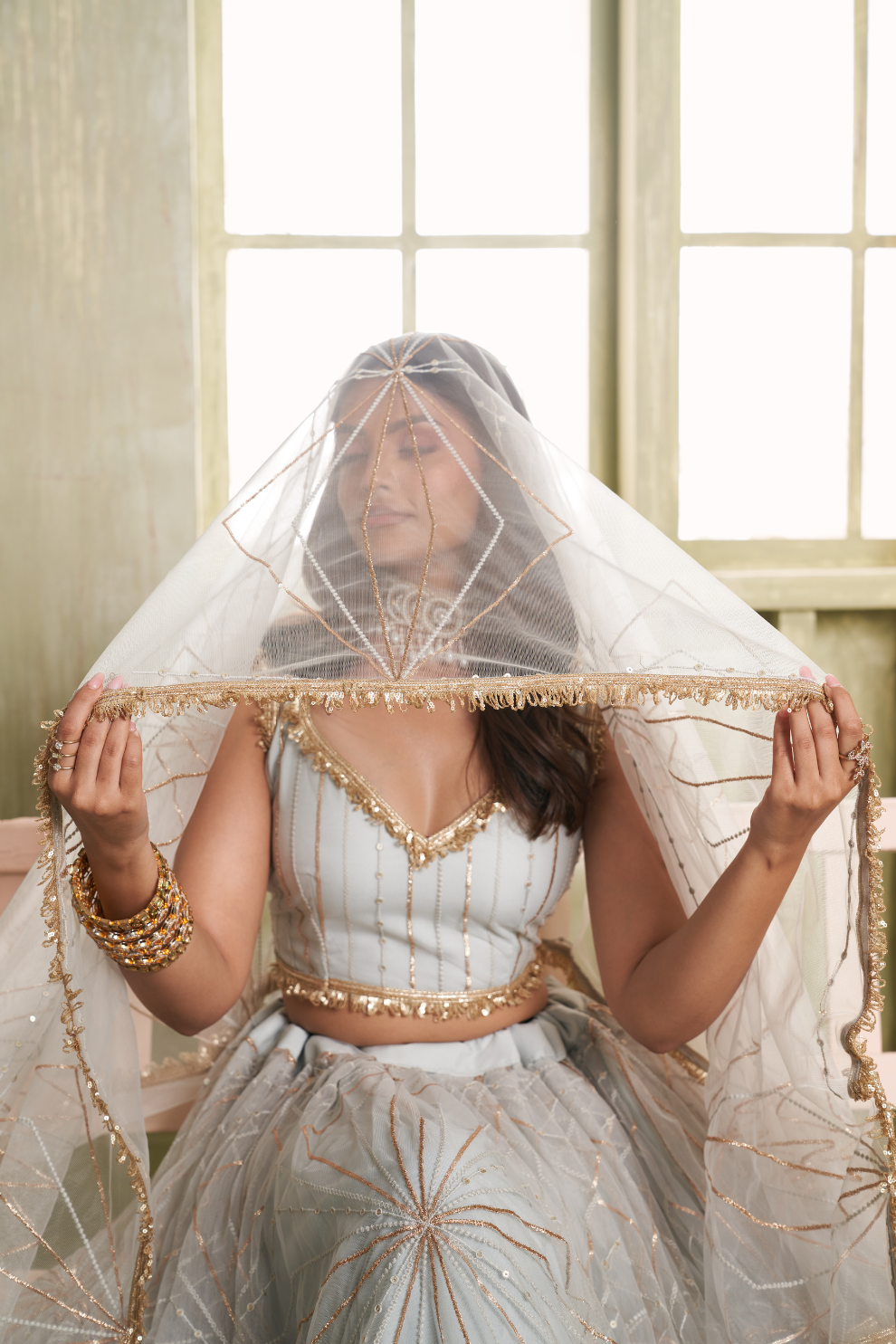 Stylish Wine Embroidered Net Lehenga Choli for Special Occasions