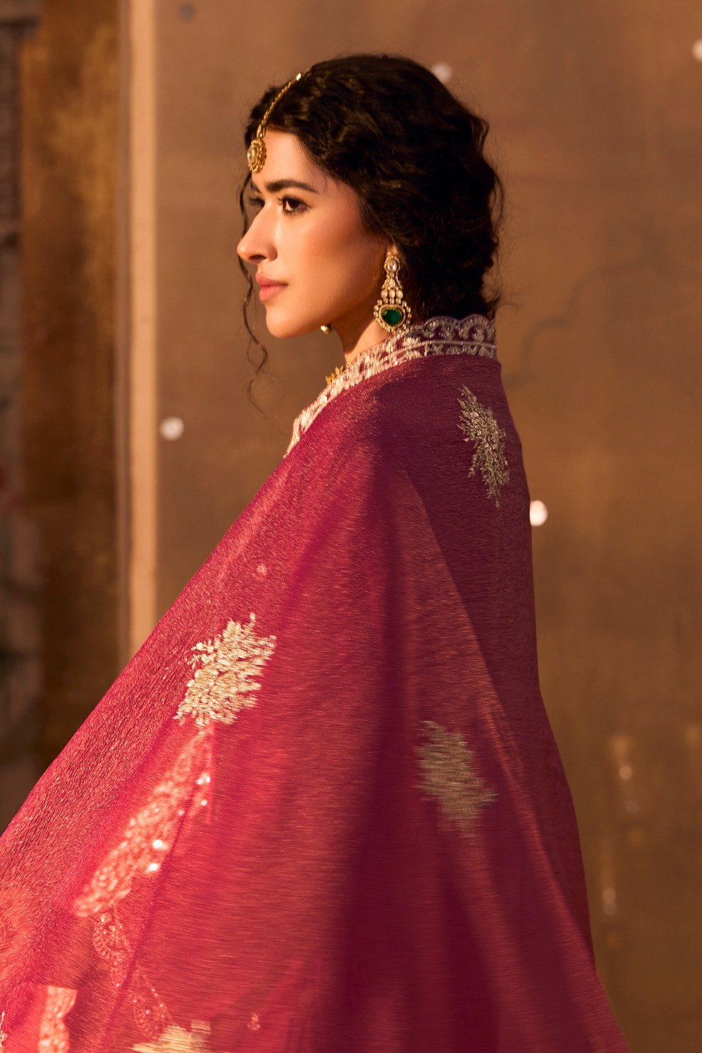 Bamberg Silk Salwar Suit with Elegant Eid Embroidery Design