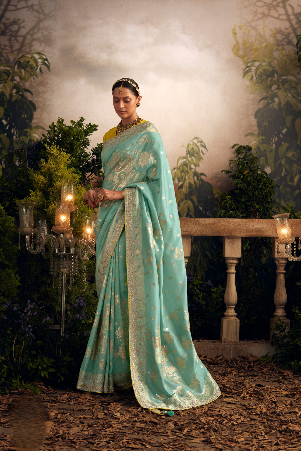 Draped in Elegance Gorgeous Viscose Dolla Silk Saree