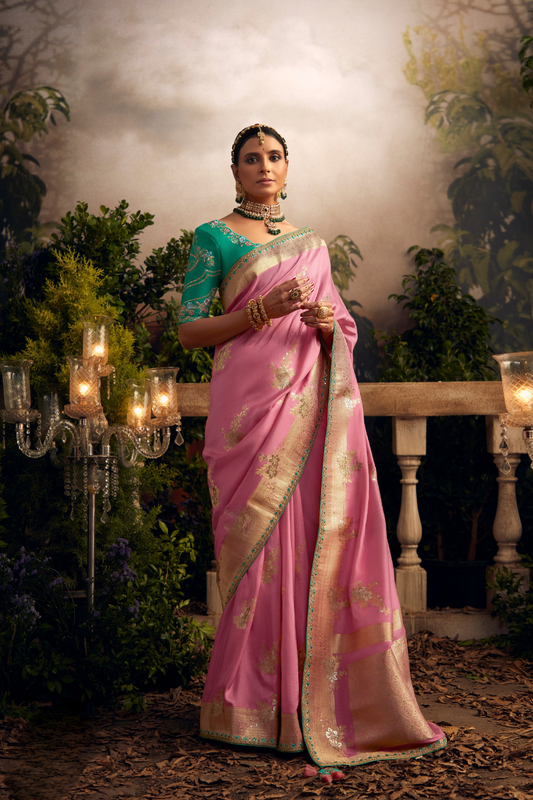 Draped in Elegance Gorgeous Viscose Dolla Silk Saree