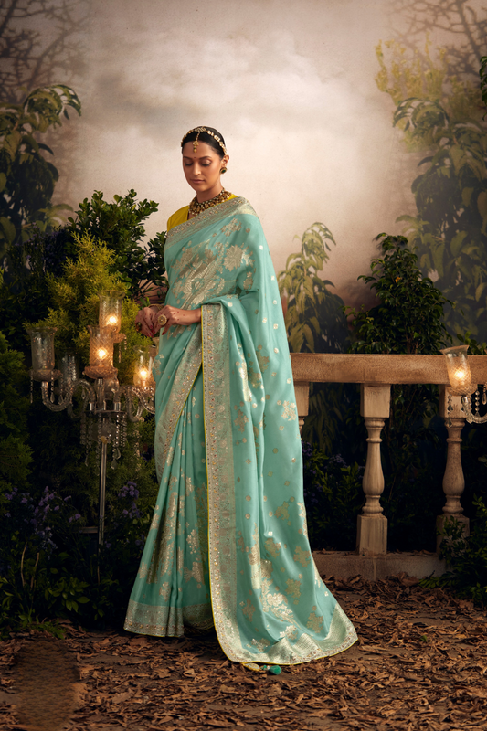 Draped in Elegance Gorgeous Viscose Dolla Silk Saree