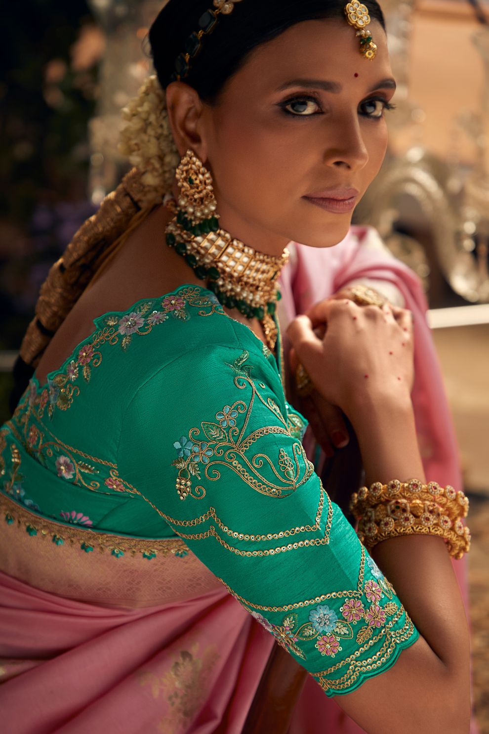 Draped in Elegance Gorgeous Viscose Dolla Silk Saree