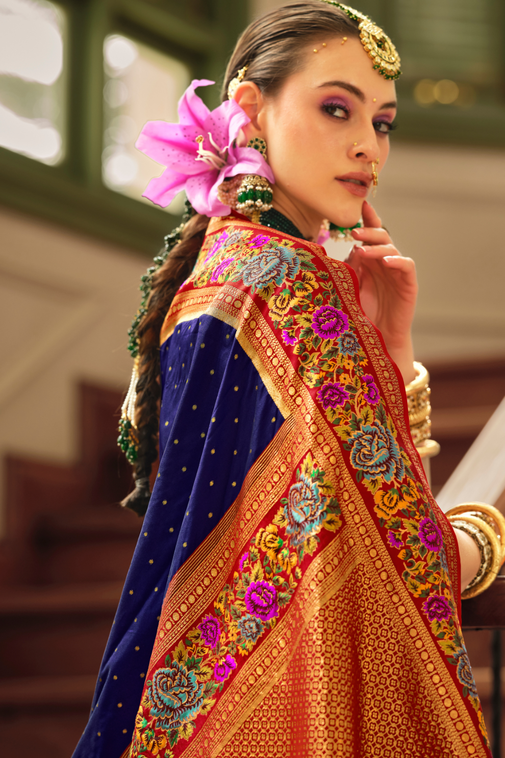 Traditional Banarasi Silk Saree for Bridal Occasions