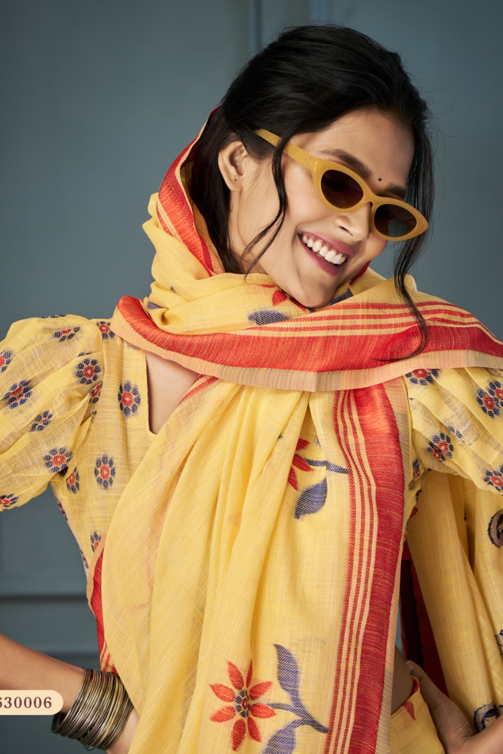 Handloom Linen with Beautiful Weaving - LaVante Fashion