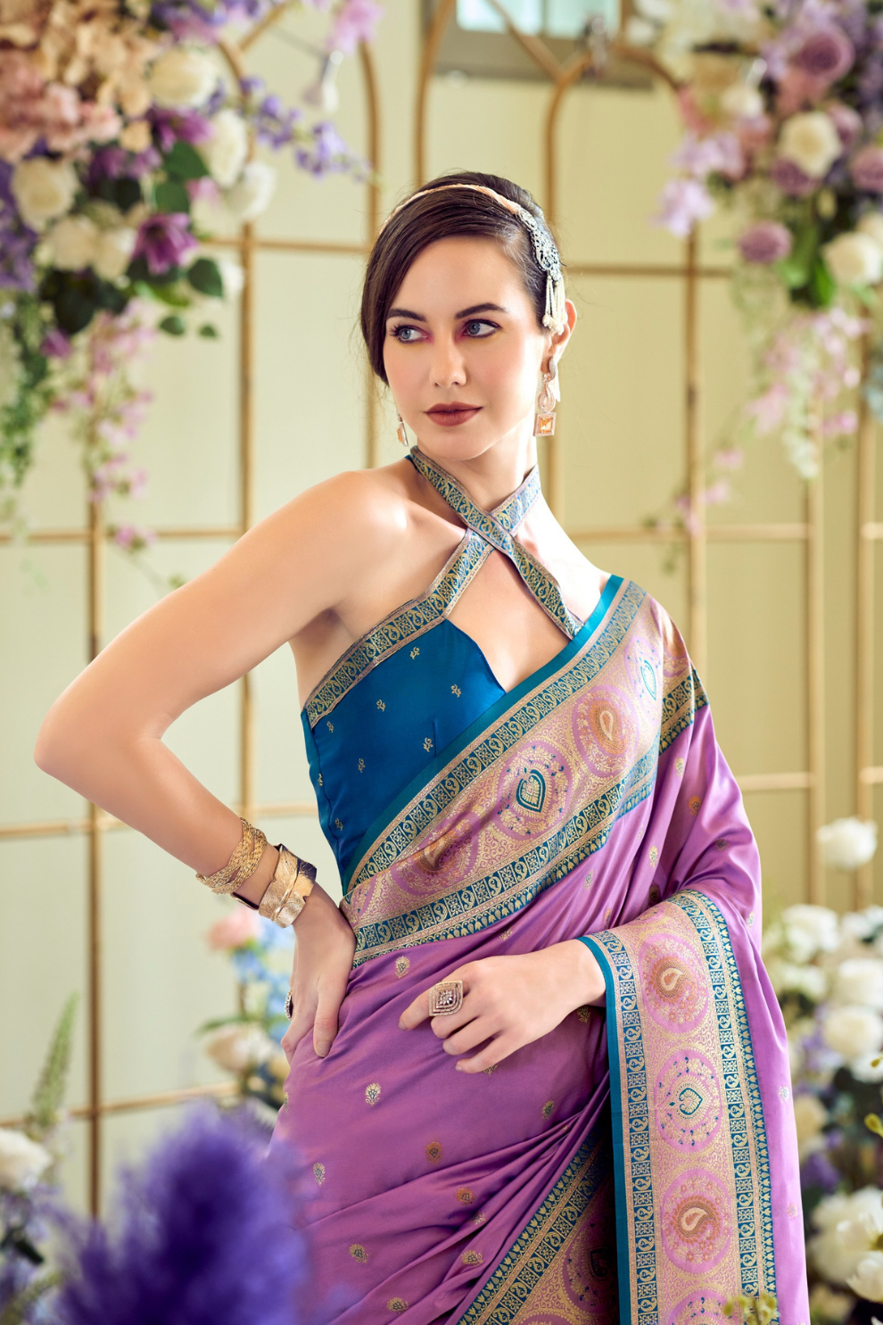Pure Soft Banarasi Silk Saree A Royal Drape of Tradition - LaVante Fashion