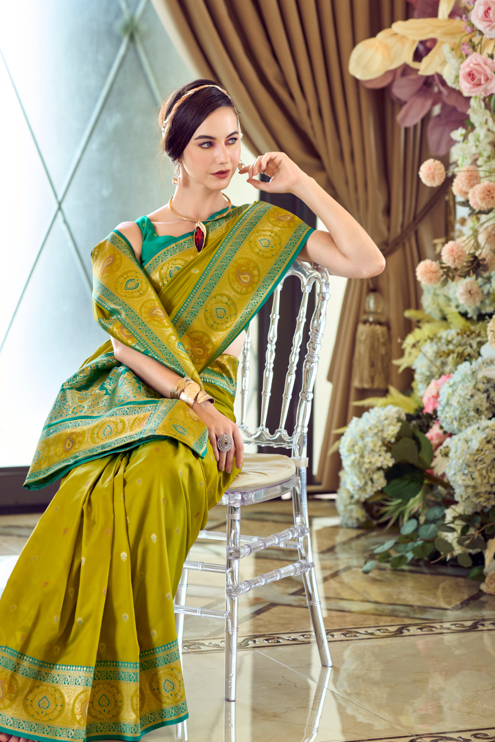Pure Soft Banarasi Silk Saree A Royal Drape of Tradition - LaVante Fashion