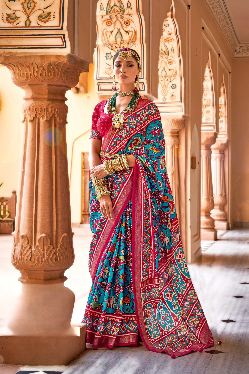 Graceful Art Silk Party Saree with Subtle Shine