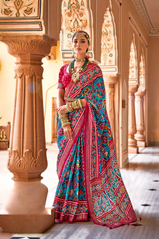Graceful Art Silk Party Saree with Subtle Shine