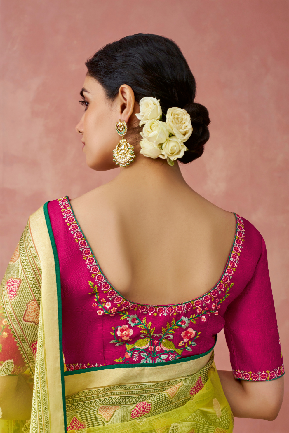 Brasso Teal Printed Saree for Elegant Festive Wear