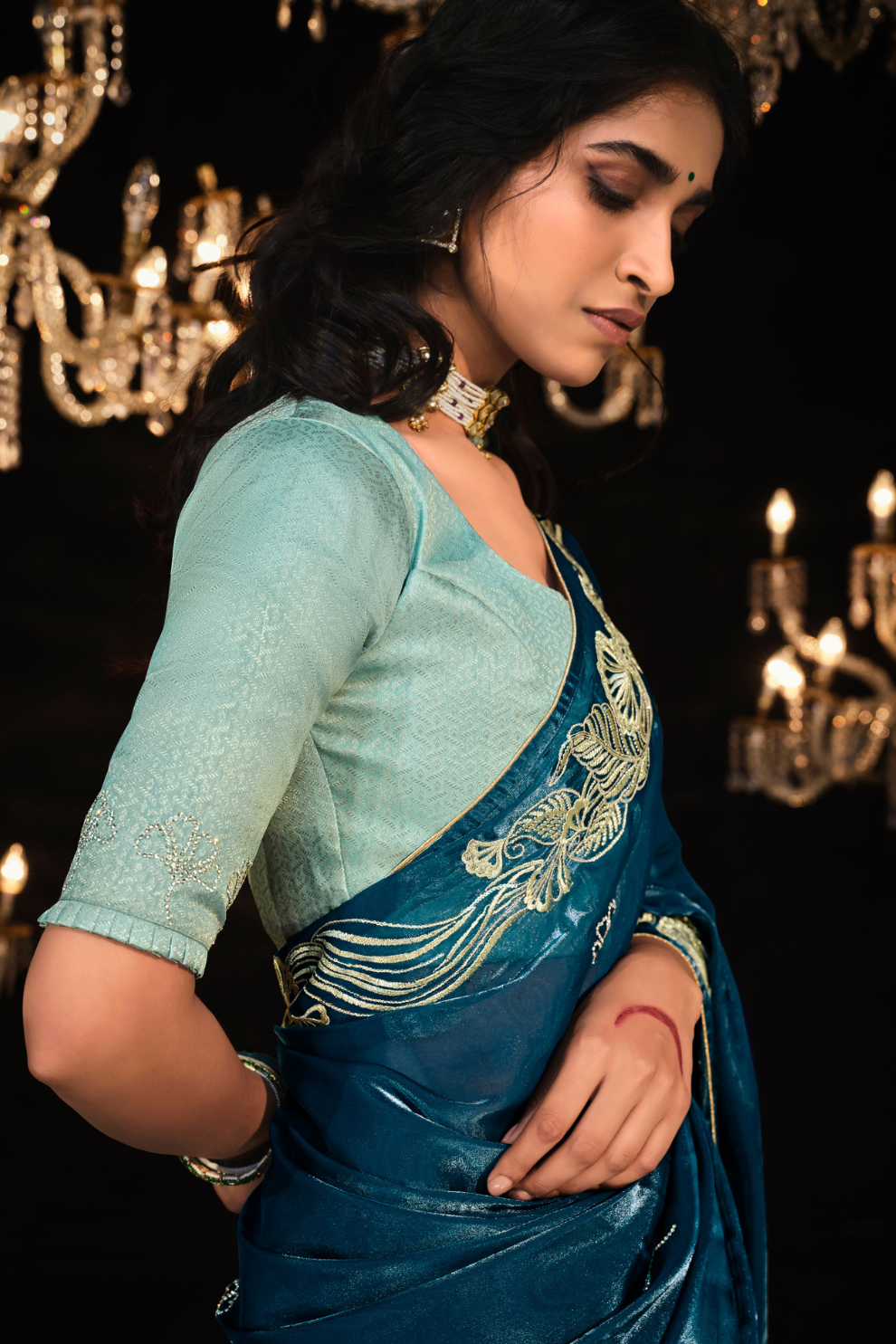 Banarasi Silk Saree with Elegant Weaving for Weddings