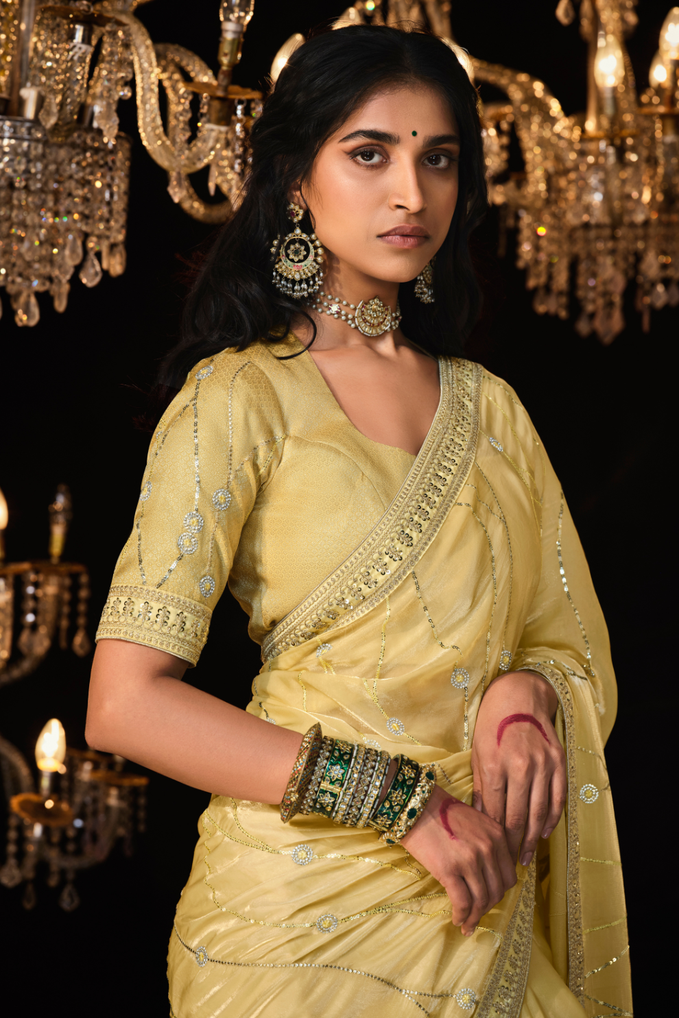 Banarasi Silk Saree with Elegant Weaving for Weddings