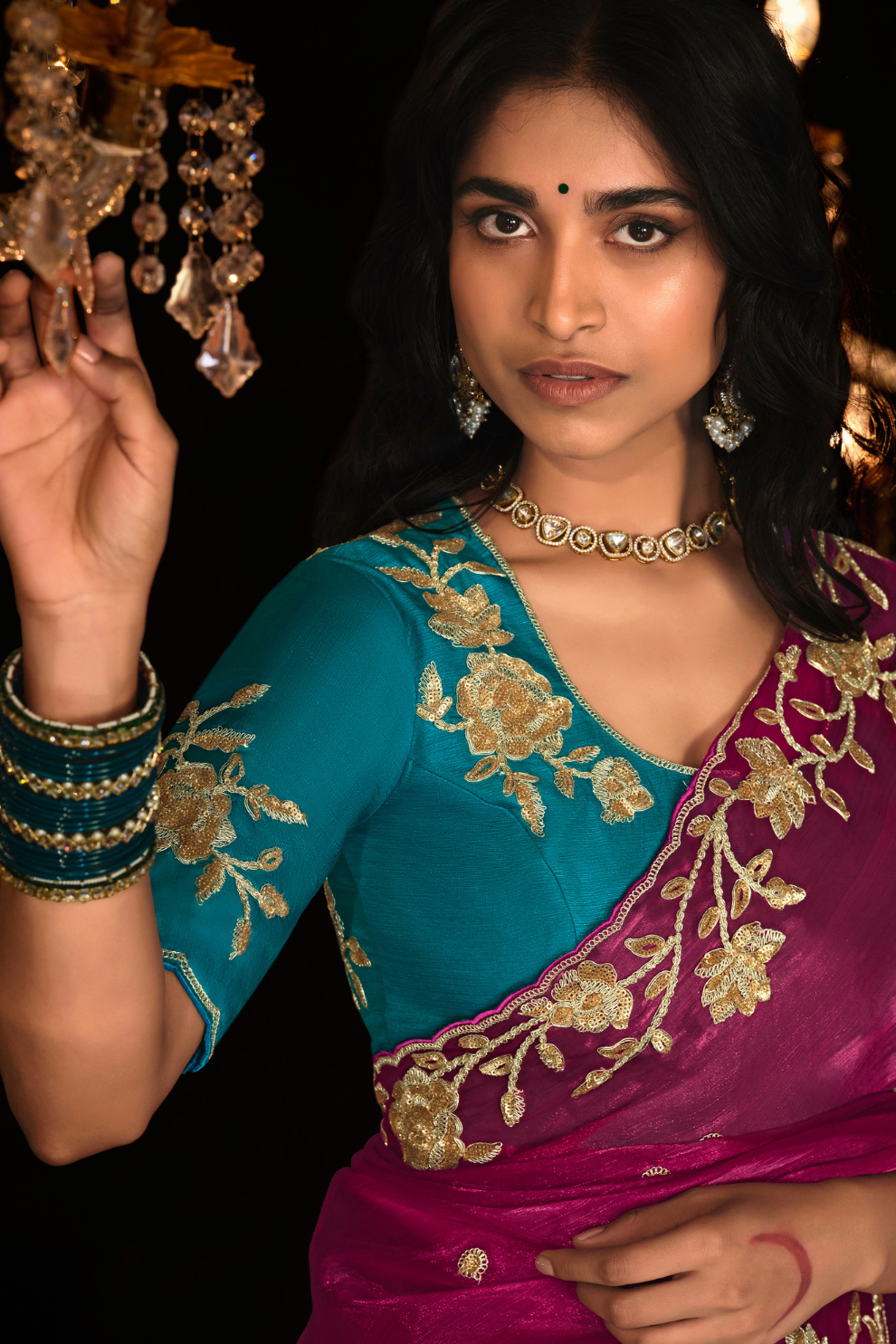 Banarasi Silk Saree with Elegant Weaving for Weddings