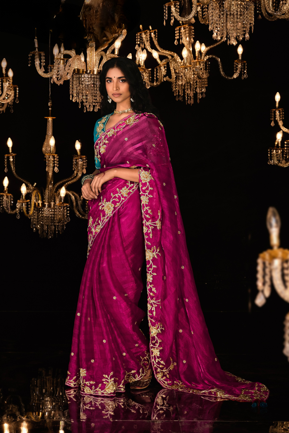 Banarasi Silk Saree with Elegant Weaving for Weddings