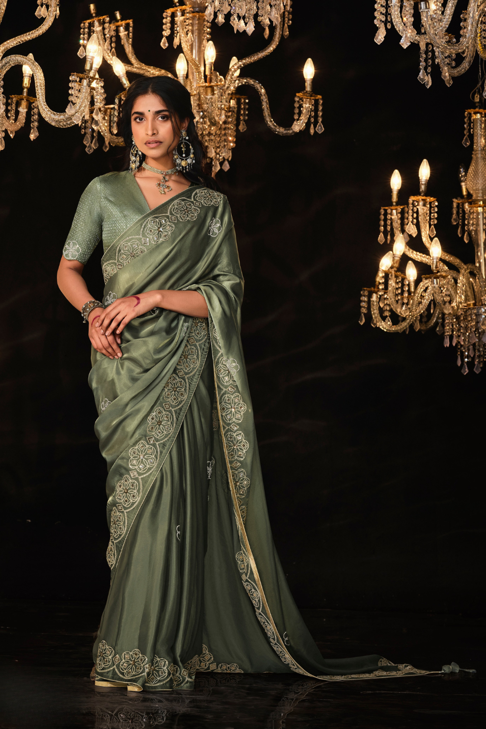 Banarasi Silk Saree with Elegant Weaving for Weddings