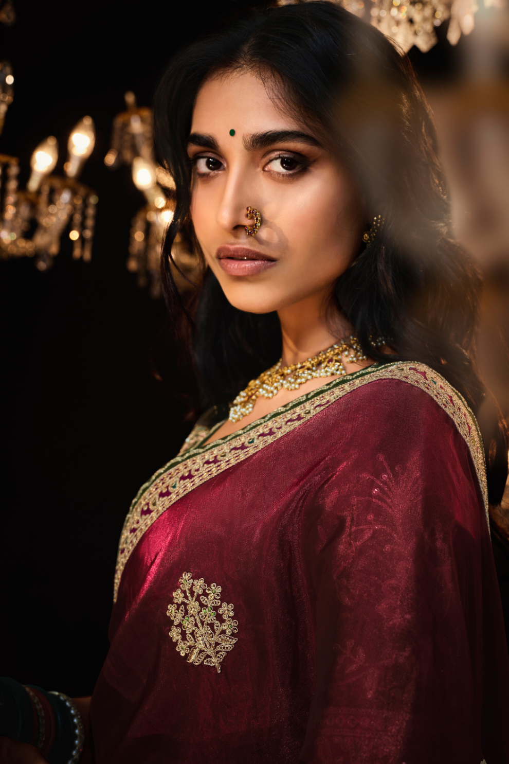 Banarasi Silk Saree with Elegant Weaving for Weddings